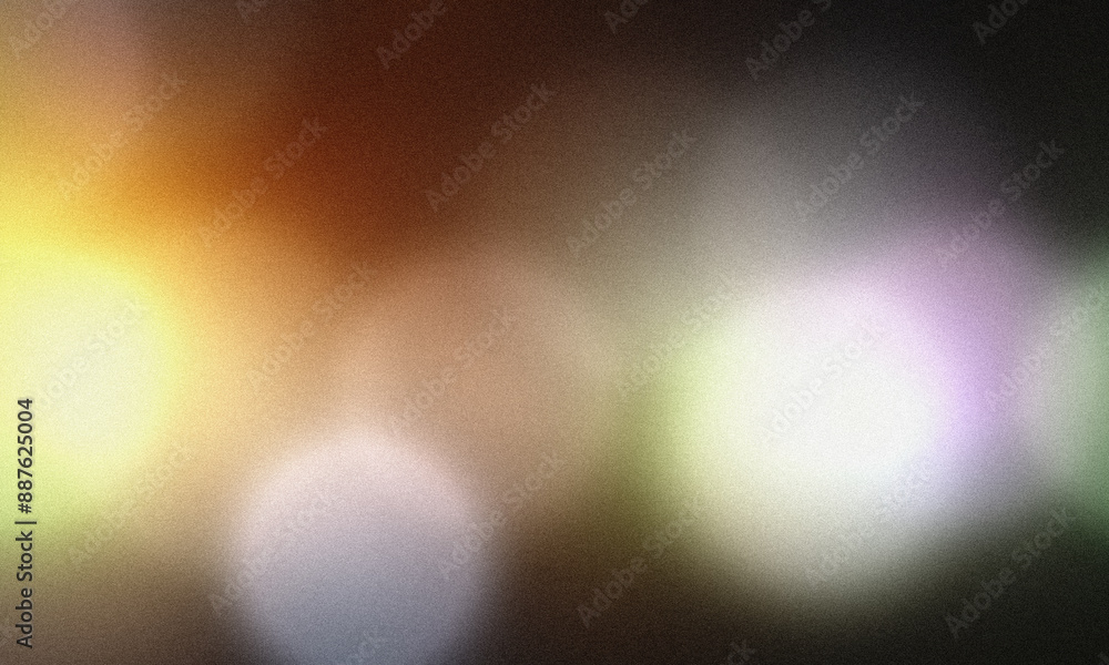 Aufkleber abstract background with a grainy texture and colorful blurred lights