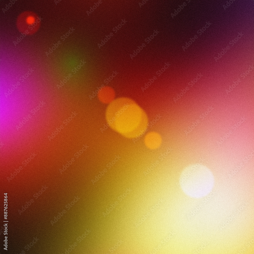 Poster vibrant bokeh lights illuminate a textured background, creating a festive atmosphere