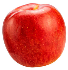 Red Apple on white background, Fresh Red Honey Apple Isolate on white PNG File.