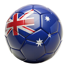 Australia soccer ball 3D Illustration