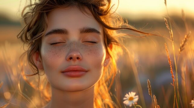 On Sedi Ona Ga Gleda, Thoughtful And Serene, High Quality Background