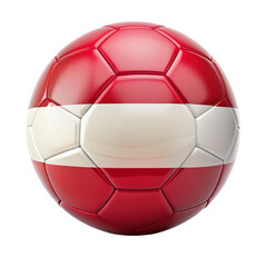 Obraz premium Austria soccer ball 3D Illustration