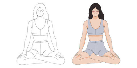 yoga element design for templates.