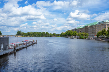 Hamburg, Alster view