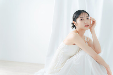 女性の美容イメージ　スキンケア　コスメ