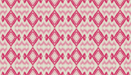 Ethnic abstract ikat art. Seamless pattern in tribal, folk embroidery, and Mexican style. Aztec geometric art ornament print.Design for carpet, wallpaper, clothing, wrapping, fabric, cover, textile