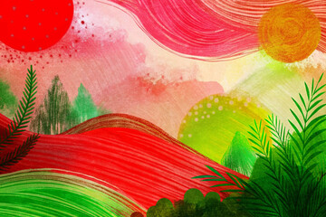 Handcrafted Harmony background, background hand drawn grain texture