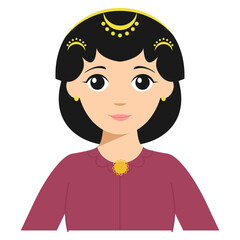 Indonesian Traditional Clothing Illustration