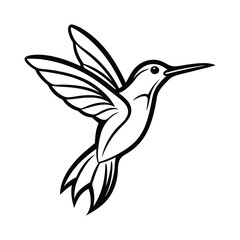 Obraz premium Bird Silhouette Vector Illustration 