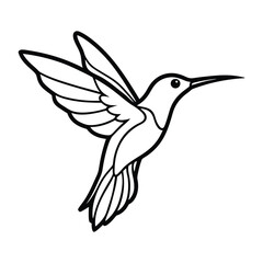 Bird  Silhouette Vector Illustration
