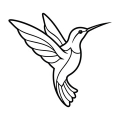 Bird  Silhouette Vector Illustration
