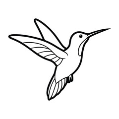 Obraz premium Bird Silhouette Vector Illustration 