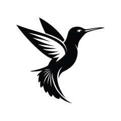 Bird  Silhouette Vector Illustration
