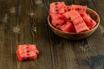 fresh watermelon cooked for nutrition