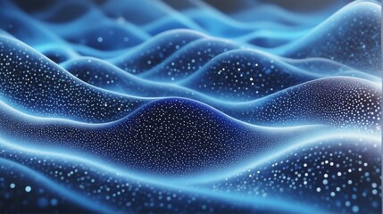 Fototapeta premium A Wave of abstract digital art piece that appears to be