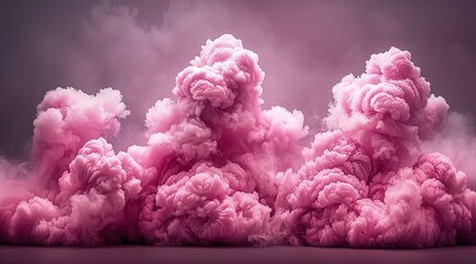 Fototapeta premium pink flowers in the sky