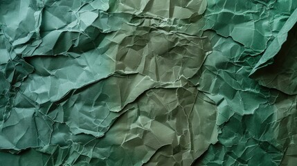 Aged green paper texture for design with wide space