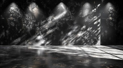 fountain in the night