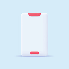 3d smartphone payment realistic icon vector concept