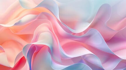 Obraz premium An abstract background with wave in pastel colors.