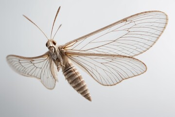 Dragonfly isolated on white background