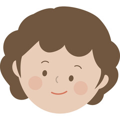 엄마 얼굴 일러스트