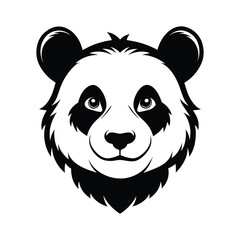 Panda Silhouette Vector illustration 
