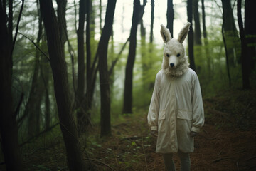 動物, うさぎ, 人間, 怪物, 兎人間, ホラー, ファンタジー, ハロウィーン, animal, rabbit, human, monster, rabbit man, horror, fantasy, halloween