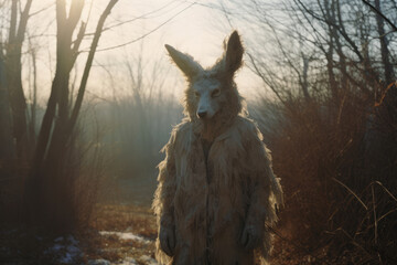 動物, うさぎ, 人間, 怪物, 兎人間, ホラー, ファンタジー, ハロウィーン, animal, rabbit, human, monster, rabbit man, horror, fantasy, halloween