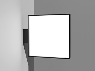 袖看板のモックアップ