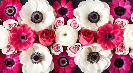 pink and white flower