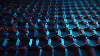 Fototapeta premium abstract digital art hexagon texture background
