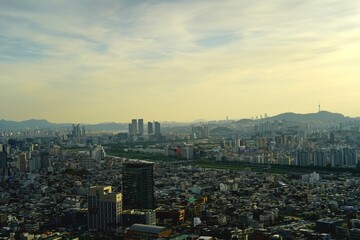 Fototapeta premium 용마산 팔각정