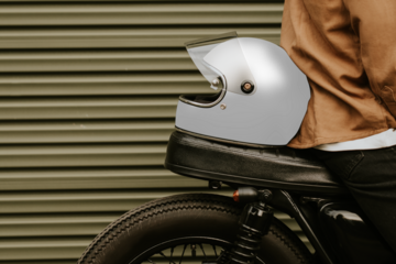 Helmet png mockup for urban biker