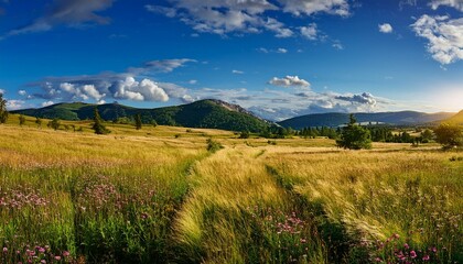 Fototapeta premium Landscape, Nature, Scenic, Wilderness, Outdoor, Countryside