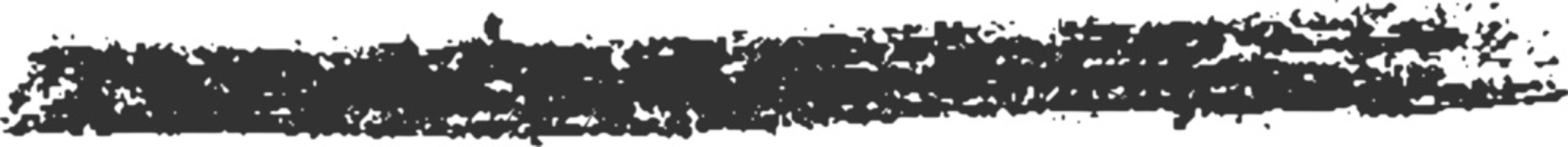 Brush stroke. Crayon and chalk underline hand drawn mark. Pen and pencil sketch scribble. Charcoal texture thin stripe