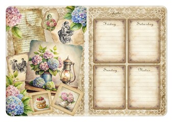 Weekly Planner Printable Landscape, Minimalist Weekly Schedule, Week At a Glance, Weekly Organizer, Office Planner, Desk Planner, A4/Letter