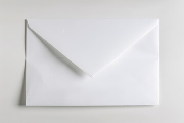 a white envelope with a white envelope