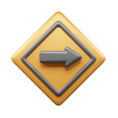 Traffic Sign And Symbol 3D Icon or Road sign 3d icon