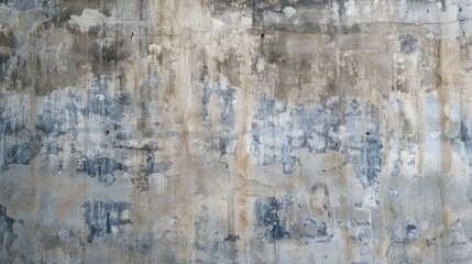 Fototapeta premium Aged concrete wall featuring a unique paint design
