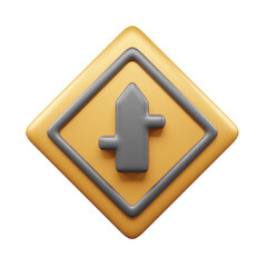 Traffic Sign And Symbol 3D Icon or Road sign 3d icon