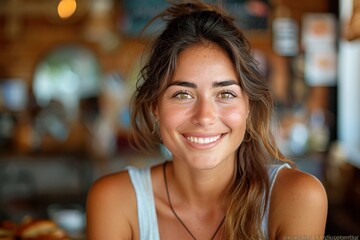 Commercial photography of person with smile