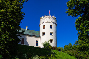 Obraz premium Royal Casimir castle in old town of Przemysl city, Poland. It was built by Casimir III the Great in the 14th century, the main landmark of the city and popular tourist destination