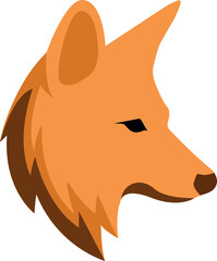 Fox head mascot,  fox logo vector
