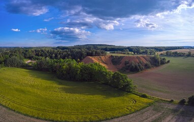 Hałda popłuczkowa kopalni Fryderyk w Tarnowskich G&oacute;rach