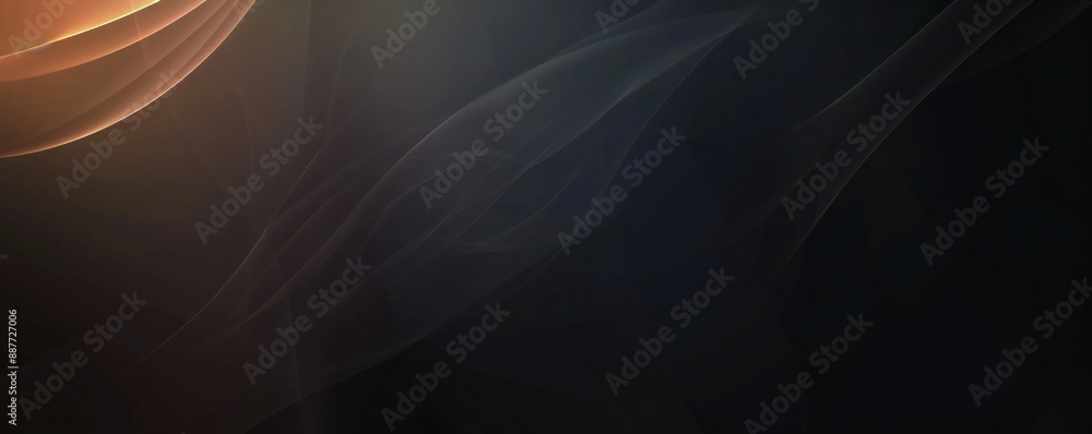 Wall mural blurred dark shades gradient background generative ai