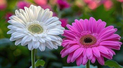 Obraz premium pink gerber daisy