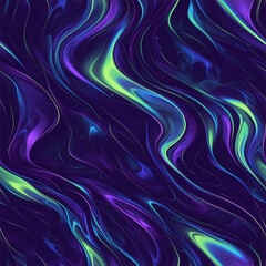 アニメ風の抽象的なオーロラパターン