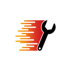 Fast Repair logo design template
