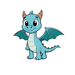 Cute Dragon vector illustrations 
